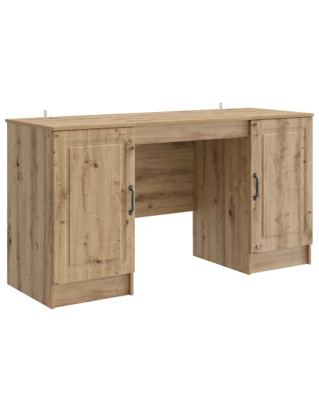 Scrivania con lo scaffale Rovere Artigianale 142,5 x 50 x 75 cm