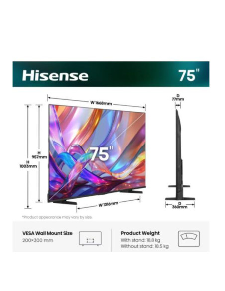 75 E79S QLED 4K UHD SMART VIDAA