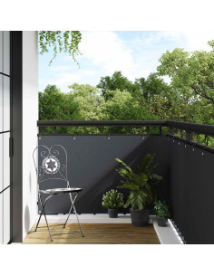 Schermo per Balcone con Occhielli Antracite
