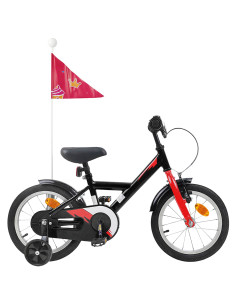 Bicicletta per Bambini 12 Pollici per bambini di 2-4 anni Nero