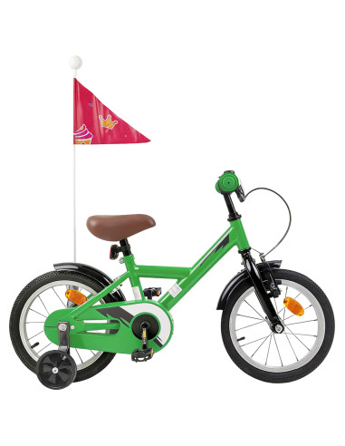 Bicicletta per Bambini 12 Pollici per bambini di 2-4 anni Verde