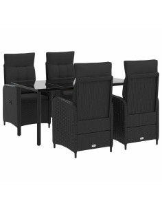 Set Tavolo da Salotto con cuscino con cuscino 5 pcs