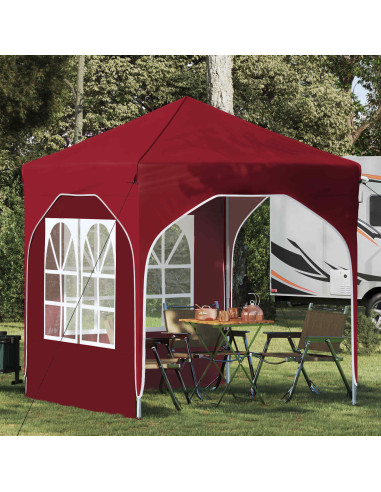 Tenda per feste a pop-up 192 x 192 x 245 cm Borgogna