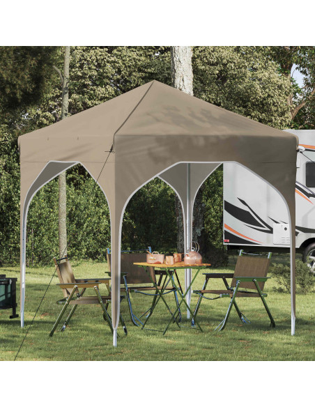 Tenda per feste a pop-up 194 x 194 x 245 cm Crema