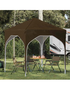 Tenda per feste a pop-up 194 x 194 x 245 cm Tortora