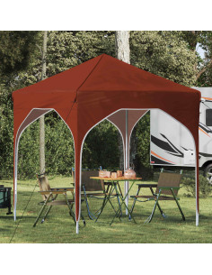 Tenda per feste a pop-up 194 x 194 x 245 cm Terracotta