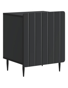 Armadio da Notte Nero 43 x 34,5 x 52 cm Legno ingegnerizzato