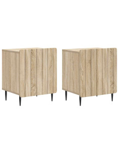 Armadio da Notte 2 pcs Rovere Sonoma 43 x 34,5 x 52 cm
