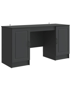 Scrivania Nero 142,5 x 50 x 75 cm Legno ingegnerizzato