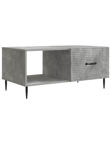 Tavolino da salotto Grigio Cemento 90 x 50 x 40 cm