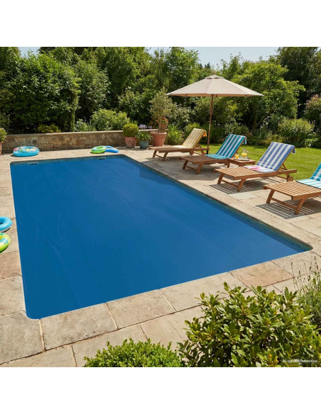 Copertura per Piscina di Alta Qualità Blu 400 x 200 cm PE