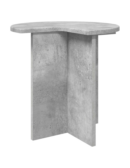 Tavolo laterale con archiviazione Grigio Cemento Ø 39 x 38 cm