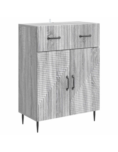 Credenza Grigio Sonoma 66 x 34,5 x 89,5 cm Legno ingegnerizzato