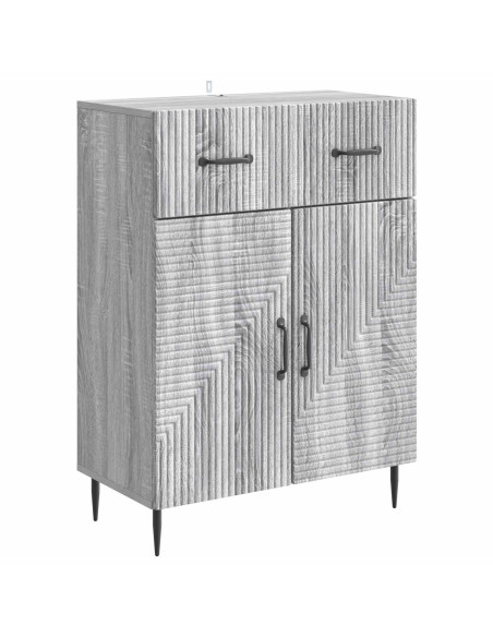 Credenza Grigio Sonoma 66 x 34,5 x 89,5 cm Legno ingegnerizzato