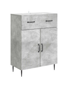 Credenza con cassetto Grigio Cemento 66 x 34,5 x 89,5 cm