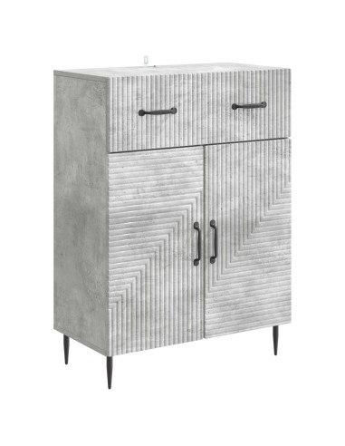 Credenza con cassetto Grigio Cemento 66 x 34,5 x 89,5 cm