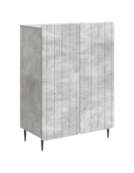 Credenza Grigio Cemento 66 x 34,5 x 92 cm Legno ingegnerizzato