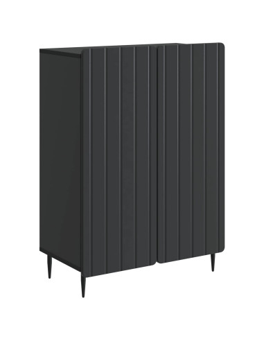 Credenza Nero 66 x 34,5 x 92 cm Legno ingegnerizzato