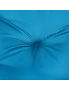 Cuscini per Panca 2 pz Azzurri 180x50x7 cm in Tessuto Oxford