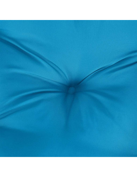 Cuscini per Panca 2 pz Azzurri 180x50x7 cm in Tessuto Oxford