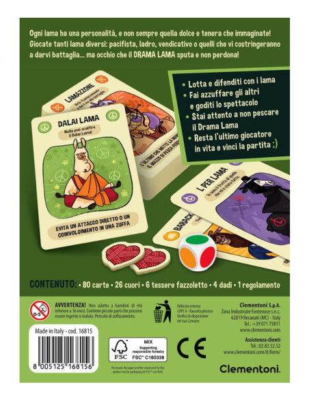 Baby Drama Lama Carta da gioco