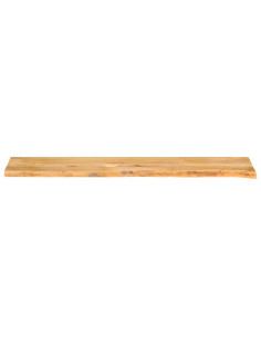Piano Tavolo Bordi Vivi 160x40x3,8cm in Legno Massello di Mango 2