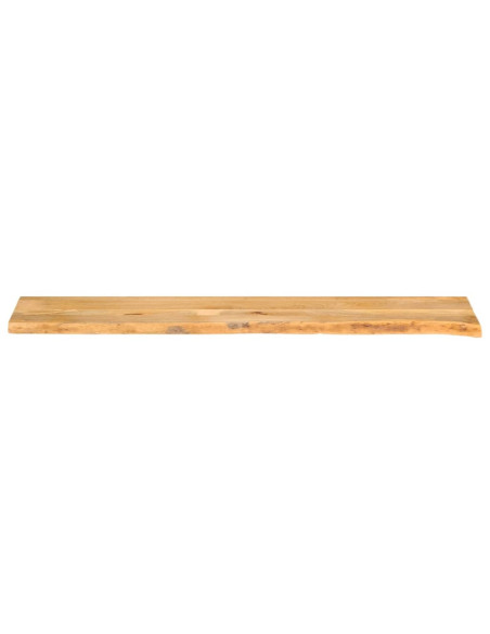 Piano Tavolo Bordi Vivi 160x40x3,8cm in Legno Massello di Mango