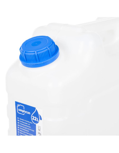 Contenitore Acqua con Rubinetto Trasparente 20 L in Plastica