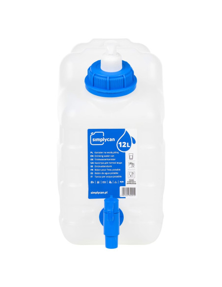Contenitore Acqua Rubinetto e Dispenser Sapone 10 L in Plastica