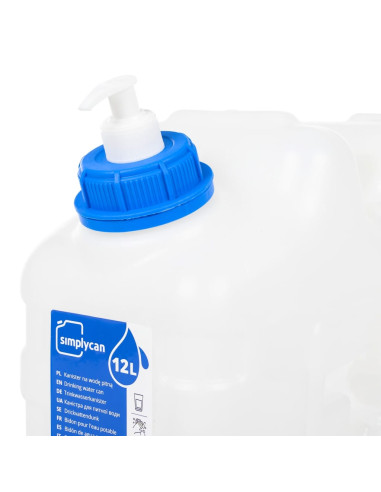 Contenitore Acqua Rubinetto e Dispenser Sapone 10 L in Plastica