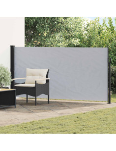 Tenda laterale retrattile Grigio 500 x 140 cm Poliestere