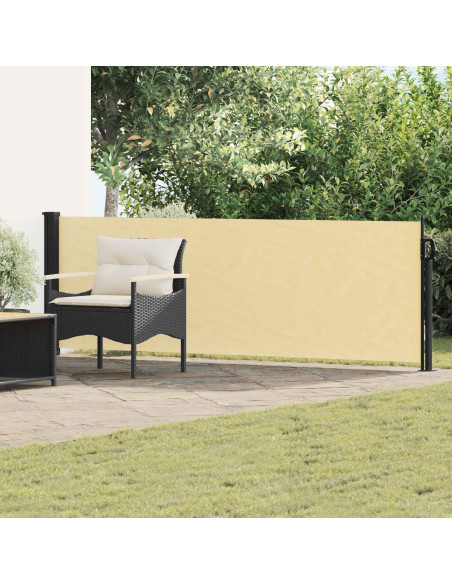 Tenda laterale retrattile Sabbia 500 x 100 cm Poliestere