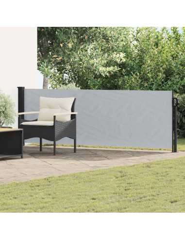 Tenda laterale retrattile Grigio 500 x 100 cm Poliestere