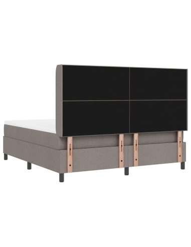 Letto a Sorgente LED con materasso Talpa 180 x 200 cm Tessuto