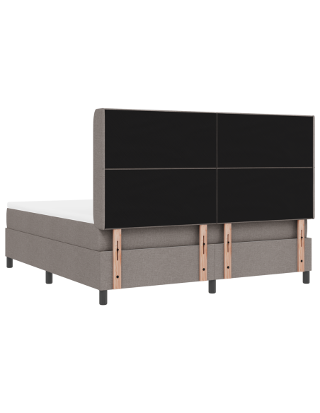 Letto a Sorgente LED con materasso Talpa 180 x 200 cm Tessuto