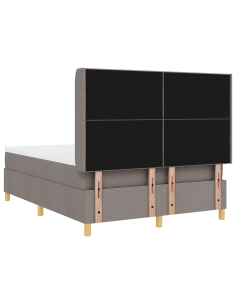 Letto a molle con materasso Talpa 140 x 200 cm Tessuto 2