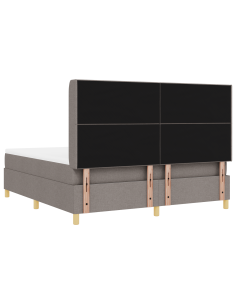 Letto a molle con materasso Talpa 140 x 200 cm Tessuto 2