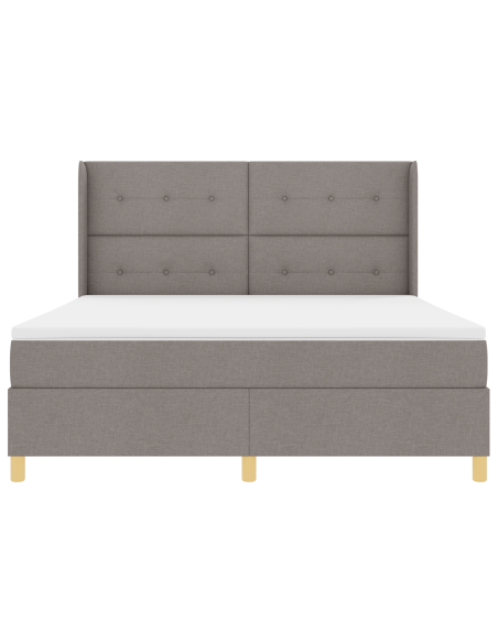 Letto a molle con materasso Talpa 140 x 200 cm Tessuto