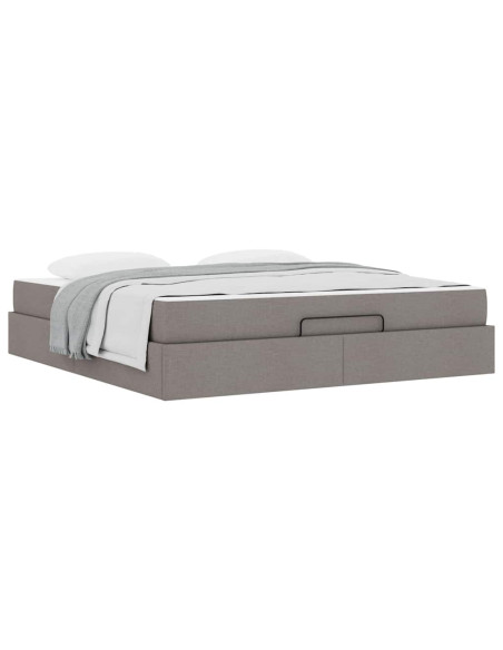 Struttura letto con materasso con materasso 2 pcs Talpa Tessuto