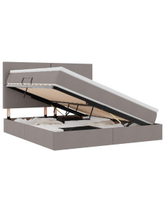 Letto con contenitore e LED Talpa 180 x 200 cm Poliestere 2