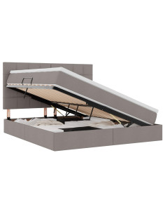 Letto con contenitore e LED Talpa 180 x 200 cm Poliestere 2