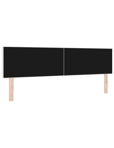 Testiera LED con luci a strisce a LED Crema 180 cm Poliestere