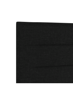 Testiera LED con luci a strisce a LED Nero 90 cm Poliestere 2