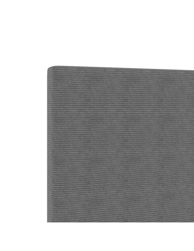 Testiera LED con testiera Grigio chiaro 180 cm Poliestere