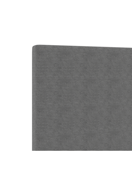 Testiera LED con testiera Grigio chiaro 180 cm Poliestere