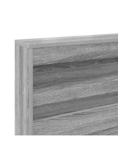 Testata contenitore Grigio Sonoma 150 cm Legno multistrato 2