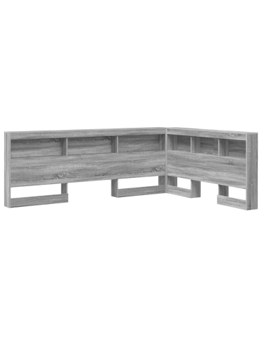 Testata contenitore Grigio Sonoma 150 cm Legno multistrato