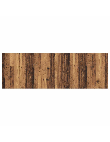Testata con Comodino 3 pcs Legno vecchio Legno multistrato