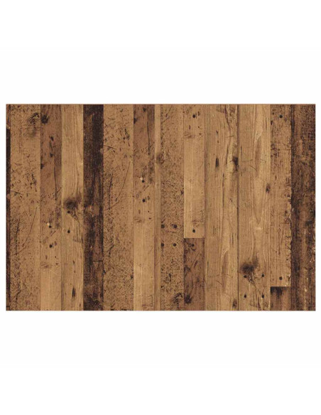 Testata con Comodino 3 pcs Legno vecchio Legno multistrato