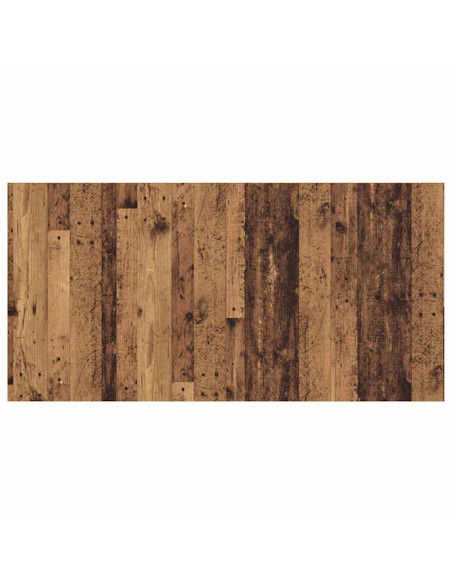 Testata con Comodino 3 pcs Legno vecchio Legno multistrato